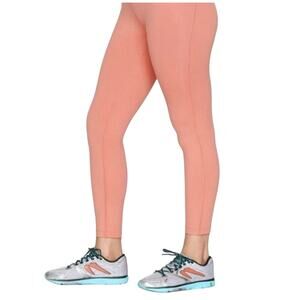 Outdoor Voices Leggings Women's Small Peach Space Dye Full Length Orange Cream